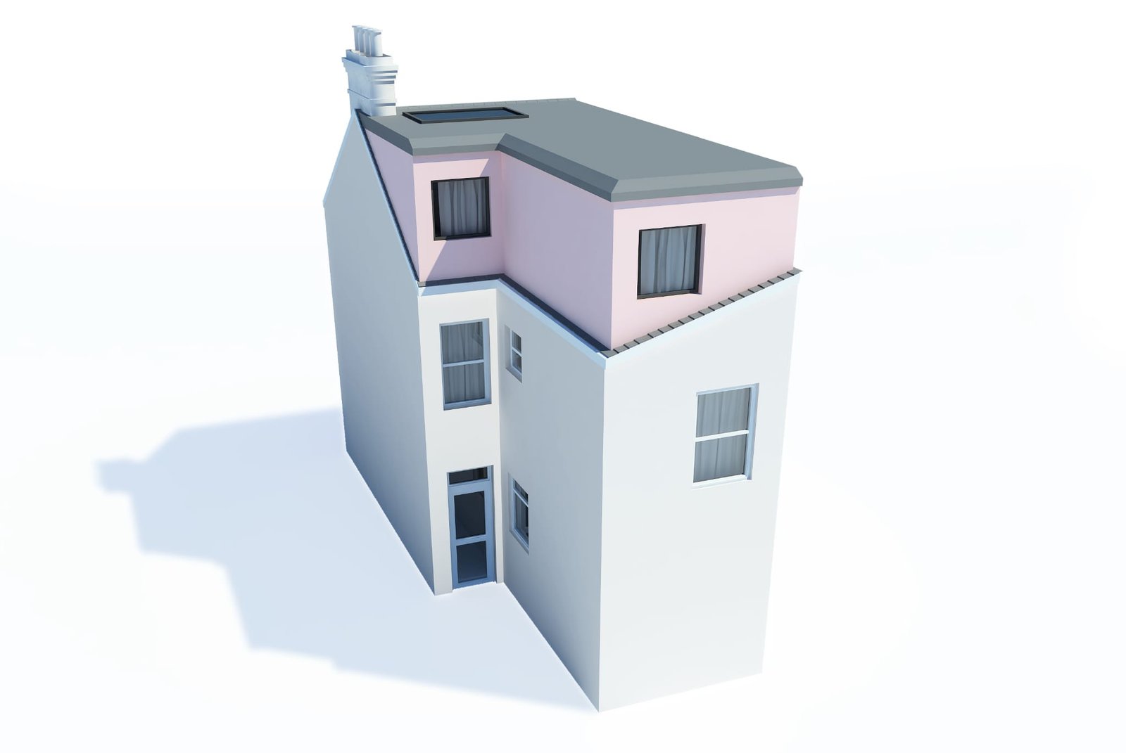 Mansard Roof Extensions in Redbridge — an L-shaped rear extension to a London terrace